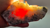 12cms GEM PINK OPAL HYALITE PALYGORSKITE QUARTZ BOTRYOIDAL PERU PB125