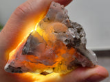 6.2cms PRECIOUS PINK HYALITE LAVENDER OPAL-(AN) BOTRYOIDAL PERU FLUORESCENT PB159