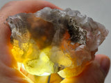 6.2cms PRECIOUS PINK HYALITE LAVENDER OPAL-(AN) BOTRYOIDAL PERU FLUORESCENT PB159