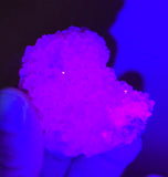 5.8cm CALCITE CRYSTALS ON QUARTZ MINERAL SPECIMEN GB79