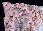 7.4cms RHODOCHROSITE STILBITE QUARTZ CRYSTALS BULGARIA MINERAL SPECIMEN