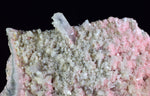 8cms RHODOCHROSITE STILBITE QUARTZ CRYSTALS BULGARIA MINERAL SPECIMEN