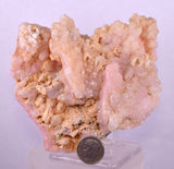 9.5cms PRECIOUS PINK HYALITE LAVENDER OPAL-(AN) BOTRYOIDAL PERU FLUORESCENT PB127