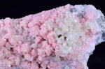 8.5cms RHODOCHROSITE STILBITE QUARTZ CRYSTALS BULGARIA MINERAL SPECIMEN