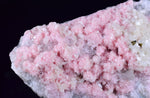 8.5cms RHODOCHROSITE STILBITE QUARTZ CRYSTALS BULGARIA MINERAL SPECIMEN
