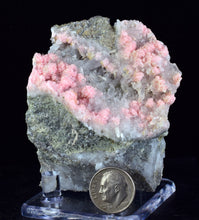 Load image into Gallery viewer, 7cms RHODOCHROSITE STILBITE QUARTZ CRYSTALS BULGARIA MINERAL SPECIMEN
