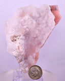 9.5cms PRECIOUS PINK HYALITE LAVENDER OPAL-(AN) BOTRYOIDAL PERU FLUORESCENT PB129