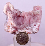 5.4cms PRECIOUS PINK HYALITE LAVENDER OPAL-(AN) BOTRYOIDAL PERU FLUORESCENT PB131