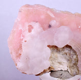 7cms PRECIOUS PINK HYALITE LAVENDER OPAL-(AN) BOTRYOIDAL PERU FLUORESCENT PB132