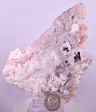11.2cms PRECIOUS PINK HYALITE LAVENDER OPAL-(AN) BOTRYOIDAL PERU FLUORESCENT PB133