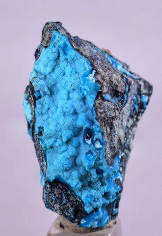 3.5cms CHRYSOCOLLA GRAPE BOTRYOIDAL Premium Peru Spheres Crystals Blue Color Cluster Stalactite CE942