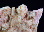 8.8cms RHODOCHROSITE STILBITE QUARTZ CRYSTALS BULGARIA MINERAL SPECIMEN