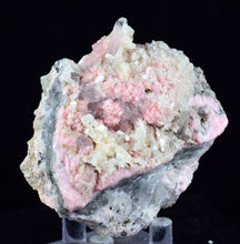 Load image into Gallery viewer, 6.3cms RHODOCHROSITE STILBITE QUARTZ CRYSTALS BULGARIA MINERAL SPECIMEN
