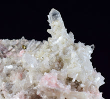 Load image into Gallery viewer, 9.8cms RHODOCHROSITE STILBITE QUARTZ CRYSTALS BULGARIA MINERAL SPECIMEN
