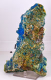 25cms NATURAL CHALCANTHITE Peru Copper Botryoidal Crystals Druzy Translucent Electric Blue Shiny Mineral FB109