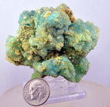 6.5cms MELANTERITE STALACTITE CHALCANTHITE ROMERITE PERU NATURAL CRYSTALS FB86