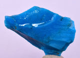 59Carats ROYAL BLUE GEM SILICA CHRYSOCOLLA CHALCEDONY LILY MINE PERU ROUGH SB239
