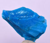 59Carats ROYAL BLUE GEM SILICA CHRYSOCOLLA CHALCEDONY LILY MINE PERU ROUGH SB239