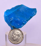 59Carats ROYAL BLUE GEM SILICA CHRYSOCOLLA CHALCEDONY LILY MINE PERU ROUGH SB239
