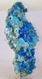 28cms NATURAL CHALCANTHITE MELANTERITE Unique Copper Druzy Peru Electric Blue Sharp Shiny Mineral Specimen Collector FB84
