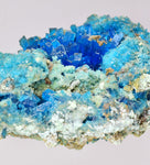 28cms NATURAL CHALCANTHITE MELANTERITE Unique Copper Druzy Peru Electric Blue Sharp Shiny Mineral Specimen Collector FB84