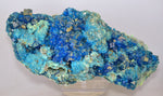 28cms NATURAL CHALCANTHITE MELANTERITE Unique Copper Druzy Peru Electric Blue Sharp Shiny Mineral Specimen Collector FB84