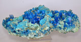 28cms NATURAL CHALCANTHITE MELANTERITE Unique Copper Druzy Peru Electric Blue Sharp Shiny Mineral Specimen Collector FB84
