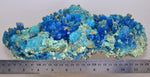 28cms NATURAL CHALCANTHITE MELANTERITE Unique Copper Druzy Peru Electric Blue Sharp Shiny Mineral Specimen Collector FB84