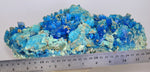 28cms NATURAL CHALCANTHITE MELANTERITE Unique Copper Druzy Peru Electric Blue Sharp Shiny Mineral Specimen Collector FB84