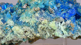 28cms NATURAL CHALCANTHITE MELANTERITE Unique Copper Druzy Peru Electric Blue Sharp Shiny Mineral Specimen Collector FB84