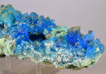 28cms NATURAL CHALCANTHITE MELANTERITE Unique Copper Druzy Peru Electric Blue Sharp Shiny Mineral Specimen Collector FB84