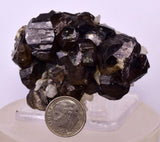 6.2cms CASSITERITE BRILLIANT CRYSTALS FACET GRADE  BOLIVIA EB104