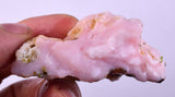 43grams GEM PINK OPAL PERU ROUGH ANGEL SKIN TRANSLUCENT CORAL COLOR PB102