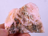 43grams GEM PINK OPAL PERU ROUGH ANGEL SKIN TRANSLUCENT CORAL COLOR PB102