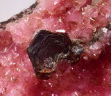 4.4cm RHODOCHROSITE CRYSTALS SHIGAITE SOTH AFRICA OLD STOCK RB734