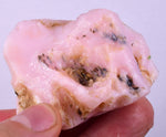 43grams GEM PINK OPAL PERU ROUGH ANGEL SKIN TRANSLUCENT CORAL COLOR PB102