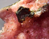 4.4cm RHODOCHROSITE CRYSTALS SHIGAITE SOTH AFRICA OLD STOCK RB734