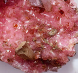 4.4cm RHODOCHROSITE CRYSTALS SHIGAITE SOTH AFRICA OLD STOCK RB734