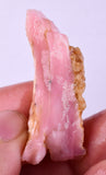 15grams GEM PINK OPAL PERU ROUGH ANGEL SKIN TRANSLUCENT CORAL COLOR PB104