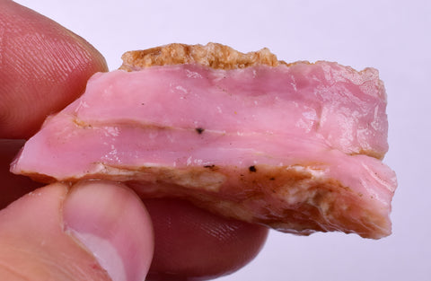 15grams GEM PINK OPAL PERU ROUGH ANGEL SKIN TRANSLUCENT CORAL COLOR PB104