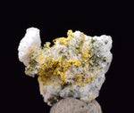 0.6cms UNIQUE NATIVE GOLD INCAS PYRITE CUBES PERU QUARTZ CRYSTALS LB195