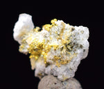 0.6cms UNIQUE NATIVE GOLD INCAS PYRITE CUBES PERU QUARTZ CRYSTALS LB195