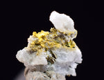 0.6cms UNIQUE NATIVE GOLD INCAS PYRITE CUBES PERU QUARTZ CRYSTALS LB195
