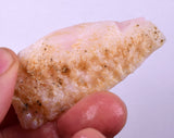 25grams GEM PINK OPAL PERU ROUGH ANGEL SKIN TRANSLUCENT CORAL COLOR PB105