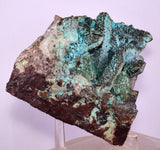 14.4cms QUARTZ CHRYSOCOLLA BOTRYOIDAL TENTADORA MINE PERU MINERAL SPECIMEN CB244