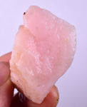 21grams GEM PINK OPAL PERU ROUGH ANGEL SKIN TRANSLUCENT CORAL COLOR PB107