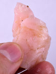 21grams GEM PINK OPAL PERU ROUGH ANGEL SKIN TRANSLUCENT CORAL COLOR PB107