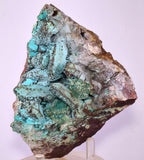14.4cms QUARTZ CHRYSOCOLLA BOTRYOIDAL TENTADORA MINE PERU MINERAL SPECIMEN CB244