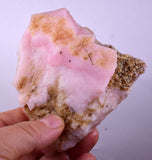 190grams GEM PINK OPAL PERU ROUGH ANGEL SKIN TRANSLUCENT CORAL COLOR PB108