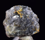 1.2cms NATIVE GOLD QUARTZ of the Incas Thumbnail Aesthetic Wire Gem Crystal Smoky Quartz Peru Rare Mineral Specimen LB199